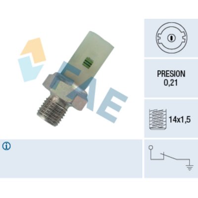 FAE Capteur, pression d'huile  12350 (X1)