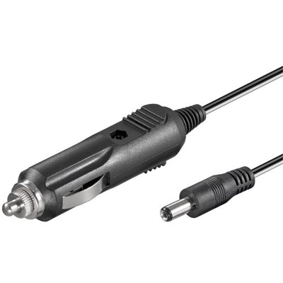 GOOBAY Car cigarette lighter C&acirc;ble lenght 1,8 mtr , plug DC-jack