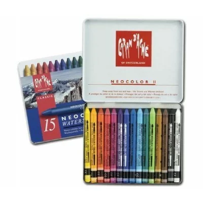 CADA Caran D'ache Caran d'Ache N&eacute;ocolor 2, &eacute;p. 8 mm, L: 10 cm, Couleurs as