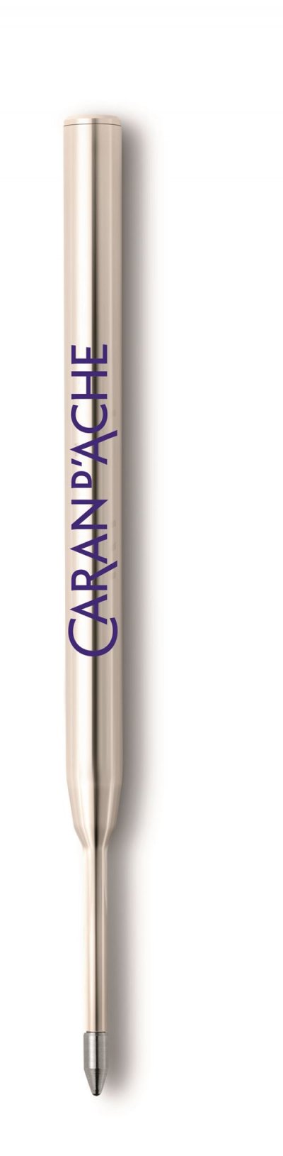 MANUTAN Caran d'Ache- Recharge Bleu Medium pour stylos Bille Caran d'Ache