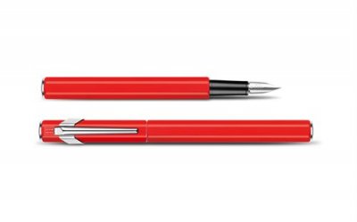 MANUTAN Caran D'ache Stylo Plume 849 Classic Line, Rouge 0,000000 Noir