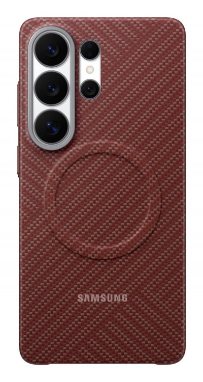 SAMSUNG Carbon coque magn&eacute;tique  Galaxy S26 Ultra - Coral Red