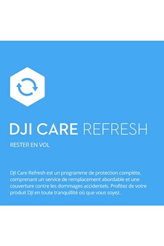 DJI Card Care Refresh Plan d'un an pour drone  Mavic 3 Classic Bleu