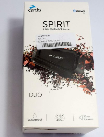 CARDO  Spirit, syst&egrave;me de communication twin set