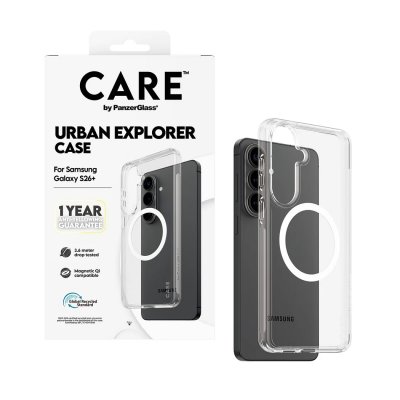 CARE BY PANZERGLASS  Coque Urban Combat Samsung Galaxy S26 Plus - Blanc