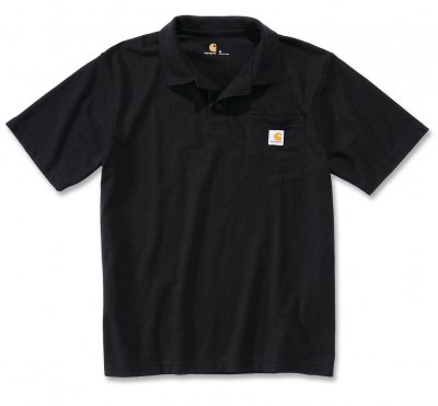 CARHARTT  - Polos Work Pocket s/s Noir t.xl - K570BLK-XL - Noir