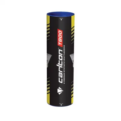 CARLTON  T800 Volants de badminton vitesse moyenne Blanc Tube de 6