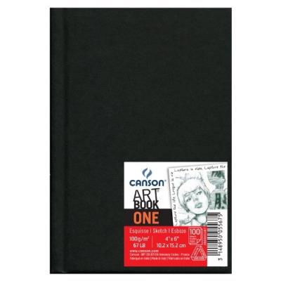 CANSON Carnet Art book one  - 10 x 15 cm -  - couleur variant