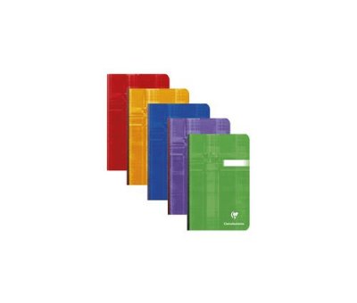 CLAIREFONTAINE Carnet Broch&eacute; -  - 11x17 - 192 pages - Petits carreaux
