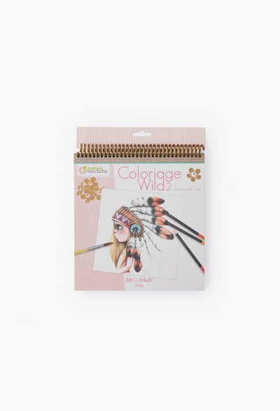 AVMA Carnet de 14 coloriages Wild Collector 20x25cm