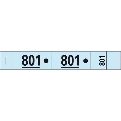 EXACOMPTA Carnet de 50 tickets vestiaires - 96602E -  - Bleu