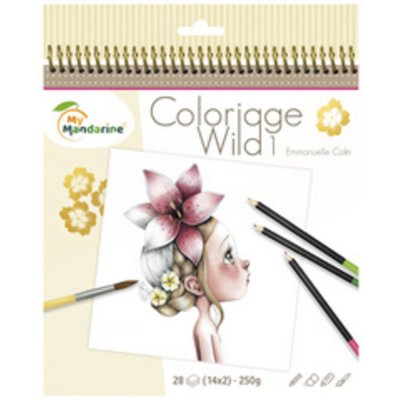 AVMA Carnet de coloriage Wild Collector n&deg;2 20x21cm