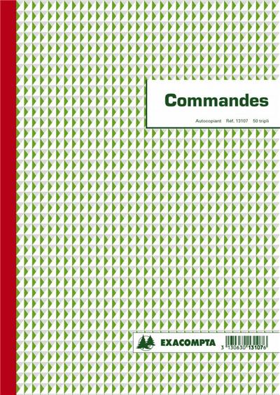 EXACOMPTA Carnet de commande dupli - 13108E -  - 21 x 29,7 cm