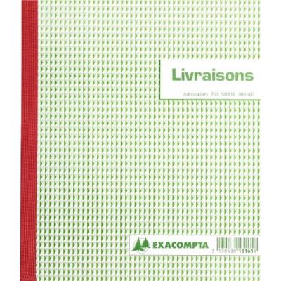 EXACOMPTA Carnet de livraison tripli - 13161E -  - 21 x 18 cm