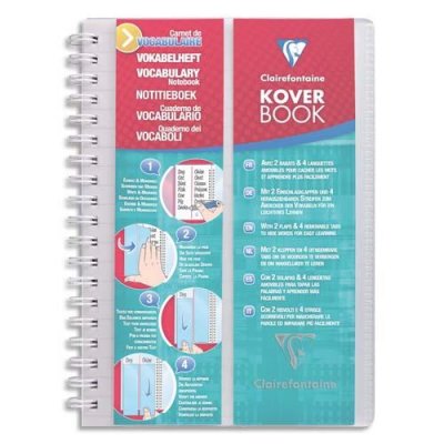 CLAIREFONTAINE Carnet de vocabulaire  11x17 cm