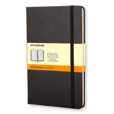 MOLESKINE Carnet grand format -  - Noir - Lign&eacute;