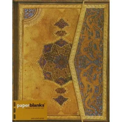PAPERBLANKS Carnet  mod&egrave;le Safavide Ultra 180x230mm - lign&eacute;