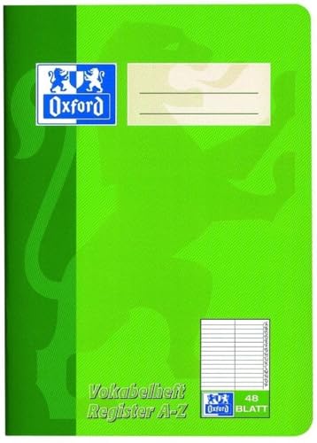 OXFORD Carnet R&eacute;pertoire Vocabulaire A5 2 Colonnes Lign&eacute; 96 Pages 90g