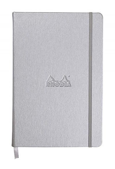 RHODIA Carnet  WebNotebook A5 Lign&eacute; 192 Pages Argent