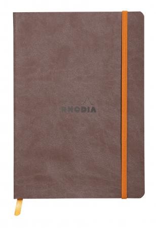 GENERIQUE Carnet RHODIARAMA, format A5 160 pages, lign&eacute; - Coloris Chocolat