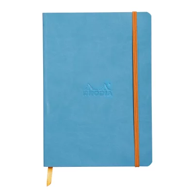 RHODIA Carnet RAMA, format A5 160 pages, lign&eacute; - Coloris Turquoise