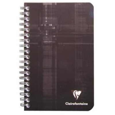 CLAIREFONTAINE Carnet spirales 11x17 petit carreaux 180p