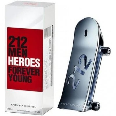Carolina Herrera 212 Heroes Eau De Toilette 90ml Argent&eacute; Homme