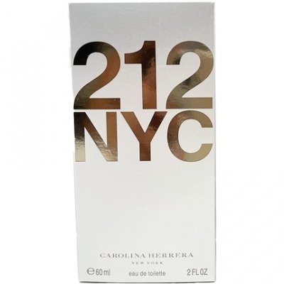 CAROLINA HERRERA  212 Nyc Eau De Toilette 60ml Argent&eacute; Femme