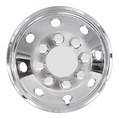 CARPOINT  Ensemble d'enjoliveur de roue sph&eacute;rique 38 cm chrome 439356