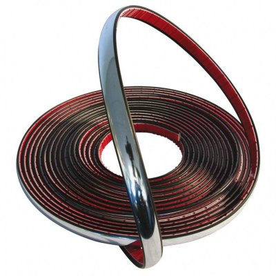 CARPOINT  Moulure De D&eacute;coration Universelle Chrome 9Mm X 8M 2218521