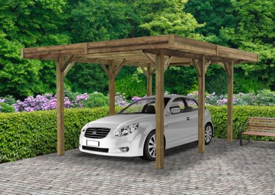 SOLID Carport SUPERIA base 500x400cm hauteur 273cm