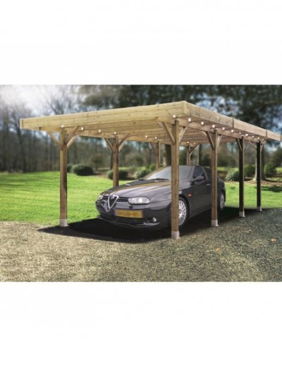 SOLID Carport SUPERIA base 500x500cm hauteur 273cm