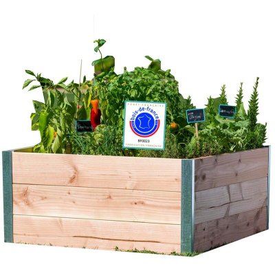 MON PETIT POTAGER Carr&eacute; potager  Design 0818 l.75 x H.36 cm
