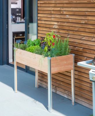 MON PETIT POTAGER Carr&eacute; Potager sur pieds  Design GM 100 x 45 x h.80 cm