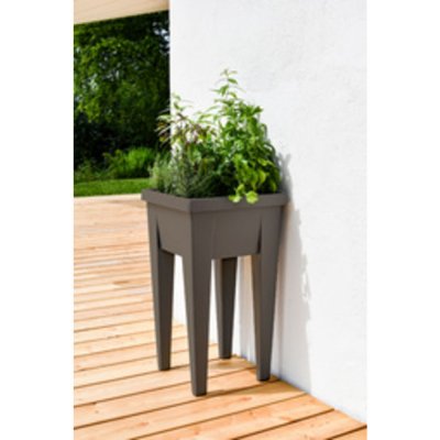 EDA Carr&eacute; potager Veg'Table urban 23 l anthracite  Anthracite