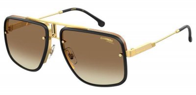 CARRERA  CA Glory II Lunettes de Soleil, Gold/Brown Shaded, 59 Homme