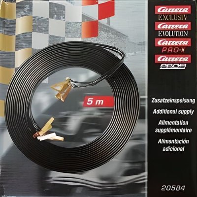 CARRERA  Cable puisance for large circuits , length 5 meters- 1/24 -