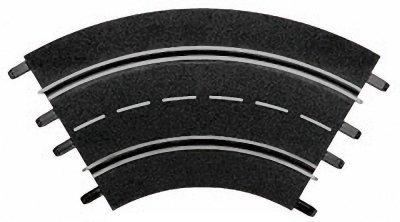 CARRERA  Curves 1 /60 ( 3pc )- 1/24 - Piste pour circuit de voitures