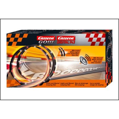 CARRERA  GO LED looping serti de lumi&egrave;re et le son plastique noir 