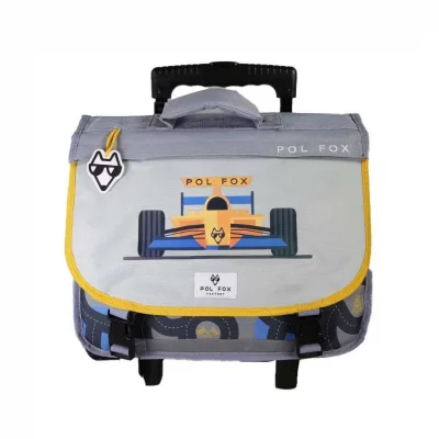 POL FOX Cartable &agrave; roulettes enfant  Happy Race