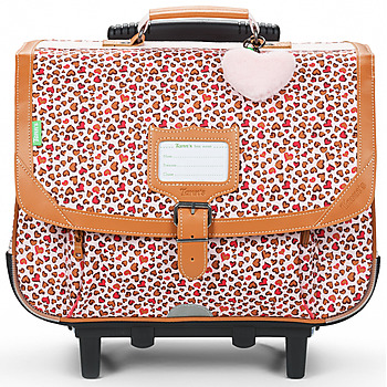 TANN S Cartable &agrave; roulettes - TANNS - Lilou - 38 cm - Compatible cahiers 24x32 - Mati&egrave;re recycl&eacute;e