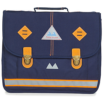 POIDS PLUME Cartable  ref_46702 Marine 38*30*15 Bleu