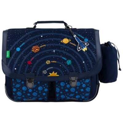 TANNS Cartable scolaire Tann's Les Fantaisies 2 boucles 38 cm Bleu Marine