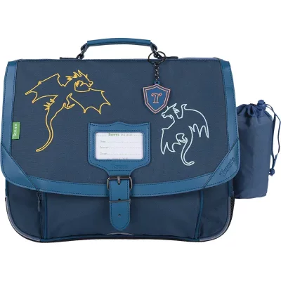 TANNS Cartable Tann's MERLIN CARTABLE 38CM POCHE GOURDE