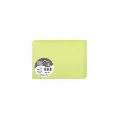 PICWIC TOYS Carte 210g pli&eacute;e 110x155 vert bourgeon pqt 25