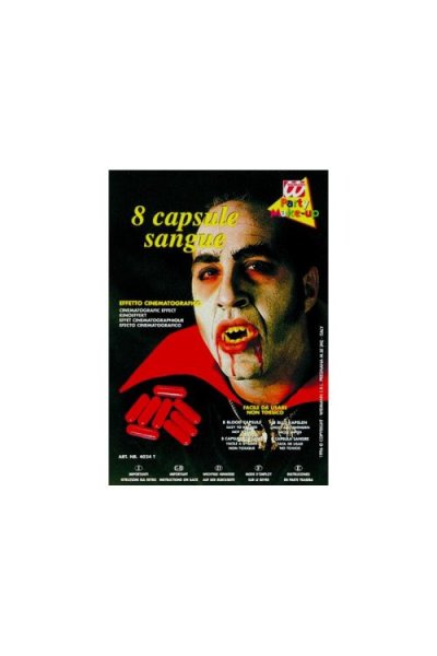 W WIDMANN MILANO PARTY FASHION Carte 8 Gelules Sang Liquide - Rouge