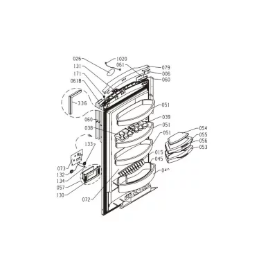 GORENJE Carte Board Rep 057 Pour Refrigerateur  - 151372