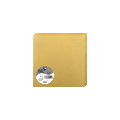 CLAIREFONTAINE Carte cartonn&eacute;e double x25 210gr 160x1 Or