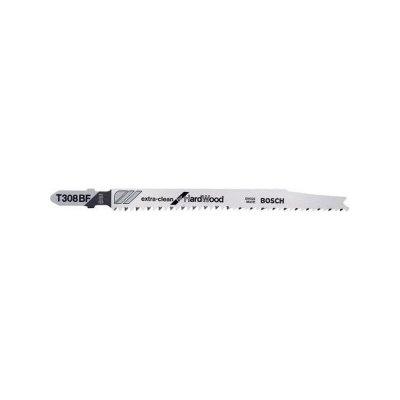 BOSCH Carte de 5 Lames Bois  Bi-M&eacute;tal T308BF Extra clean - 2608636569