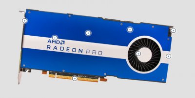 AMD Carte graphique  radeon pro w5500 8gb 100-506095